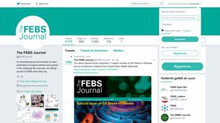 
                            8. The FEBS Journal (@FEBSJournal) | Twitter