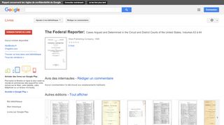 
                            11. The Federal Reporter: Cases Argued and Determined in the Circuit and ...