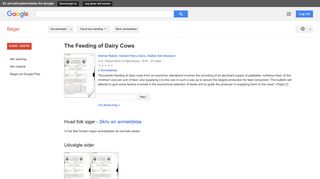 
                            8. The Feeding of Dairy Cows