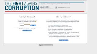 
                            6. The Fight against Corruption: Login to the site