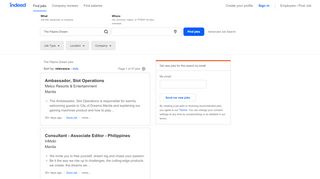 
                            11. The Filipino Dream Jobs - September 2018 | Indeed.com.ph