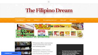 
                            2. The Filipino Dream - TFD COMPANY