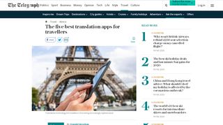 
                            11. The five best translation apps for travellers - Telegraph