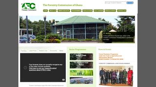 
                            1. The Forestry Commission of Ghana