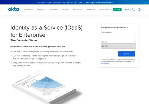 
                            1. The Forrester Wave™: Identity-As-A-Service, Q4 2017 | Okta