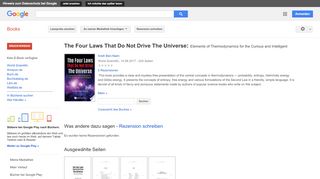 
                            13. The Four Laws That Do Not Drive The Universe: Elements of ...