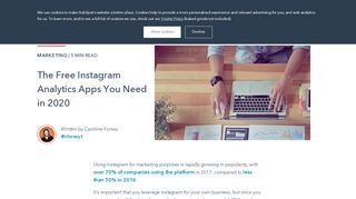 
                            6. The Free Instagram Analytics Apps You Need in 2019 - HubSpot Blog