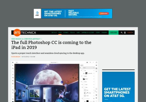 
                            5. The full Photoshop CC is coming to the iPad in 2019 | Ars ...