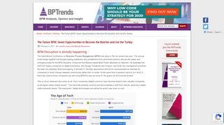 
                            5. The Future BPM: Seven Opportunities to Become the ... - BPTrends