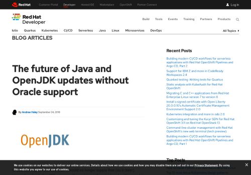 
                            11. The future of Java and OpenJDK updates without Oracle support - Red ...
