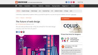 
                            10. The future of web design | Creative Bloq