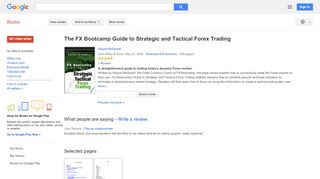 
                            7. The FX Bootcamp Guide to Strategic and Tactical Forex Trading