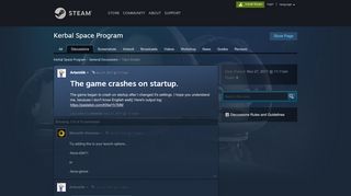 
                            4. The game crashes on startup. :: Kerbal Space Program General ...