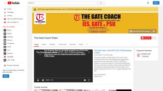 
                            7. The Gate Coach Video - YouTube