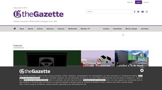 
                            10. The Gazette | Official Student Newspaper of Western University ...