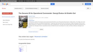 
                            4. The Genesis Of An Operational Commander: Georgi Zhukov At Khalkin Gol