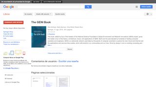 
                            6. The GENI Book