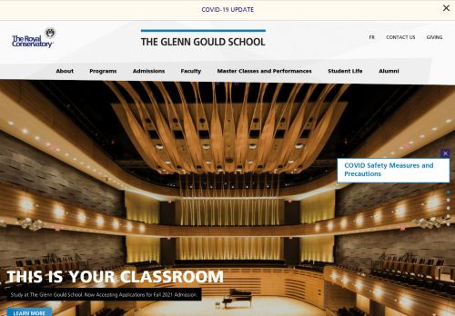 
                            11. The Glenn Gould School - The Royal Conservatory of Music