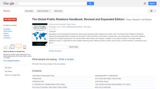 
                            7. The Global Public Relations Handbook, Revised and Expanded Edition: ...