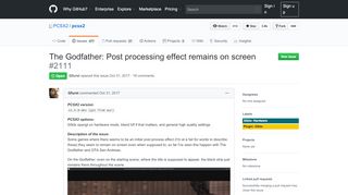 
                            12. The Godfather: Post processing effect remains on screen · Issue ...