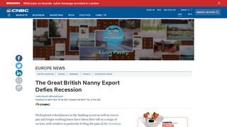 
                            12. The Great British Nanny Export Defies Recession - CNBC.com