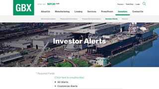 
                            9. The Greenbrier Companies InvestorRoom - Investor Alerts
