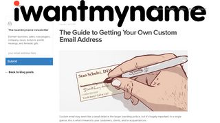 
                            8. The Guide to Getting Your Own Custom Email Address - IWantMyName