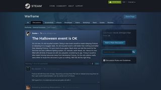 
                            7. The Halloween event is OK :: Warframe General Discussion