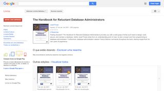 
                            11. The Handbook for Reluctant Database Administrators