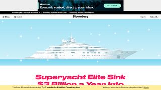 
                            13. The Hidden Costs of Owning a Superyacht - Bloomberg