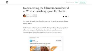 
                            11. The hilarious, weird world of Wish ads washing up on Facebook