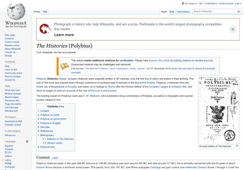 
                            7. The Histories (Polybius) - Wikipedia