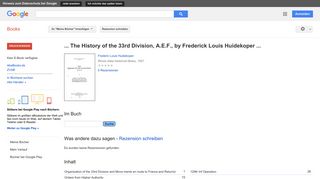 
                            7. ... The History of the 33rd Division, A.E.F., by Frederick Louis ...