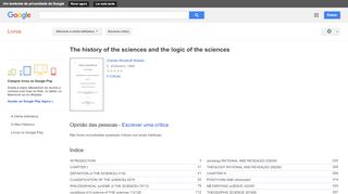 
                            12. The history of the sciences and the logic of the sciences