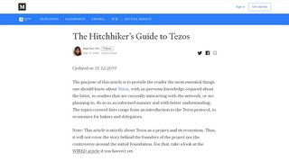 
                            12. The Hitchhiker's Guide to Tezos – Cryptium Labs Tezos – Medium