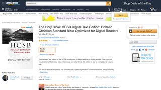 
                            12. The Holy Bible: HCSB Digital Text Edition: Holman Christian Standard ...