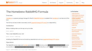 
                            11. The Homebrew RabbitMQ Formula — RabbitMQ