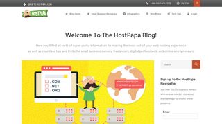 
                            7. The HostPapa Blog - Tech Tips, Small Business Resources