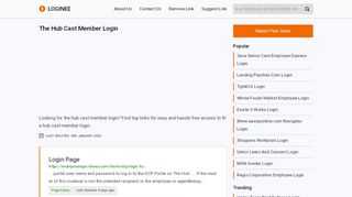 
                            7. The Hub Cast Member Login