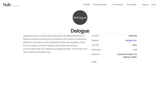 
                            11. The Hub | Delogue