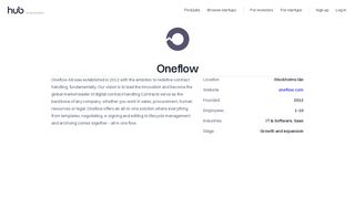 
                            13. The Hub | Oneflow