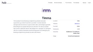 
                            6. The Hub | Timma - Hub.no
