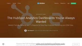 
                            8. The HubSpot Analytics Dashboards You've Always Wanted ...