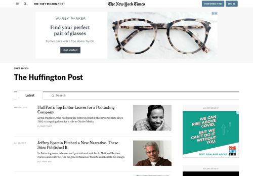 
                            12. The Huffington Post - The New York Times