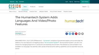 
                            9. The Humantech System Adds Languages And Video/Photo ...