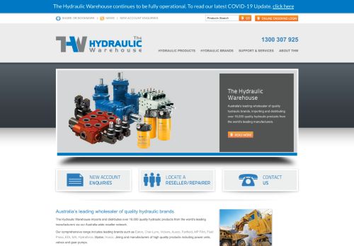
                            9. The Hydraulic Warehouse: Premier Hydraulic Components Distributor