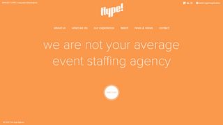 
                            3. The Hype! Agency: Nationwide, Full Service Event Staffing Agency