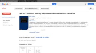 
                            7. The IBA Guidelines on Party Representation in International Arbitration