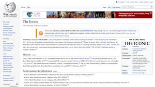 
                            6. The Iconic - Wikipedia