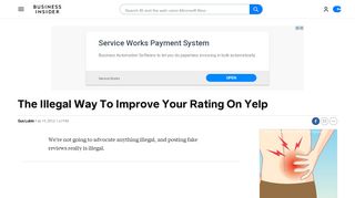 
                            13. The Illegal Way To Improve Your Rating On Yelp - Business Insider